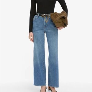 FRAME Le Slim Palazzo in Drizzle - NWT - Size 23